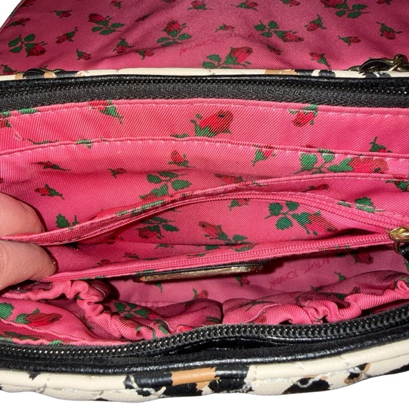 Betsey Johnson Animal Print Crossbody Bag with Gold Chain - Picture 10 of 14